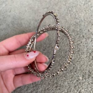 Silver bangles